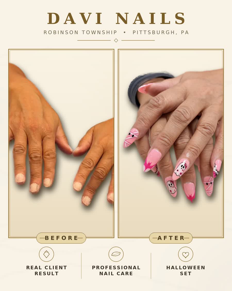 Davi Nails before and after